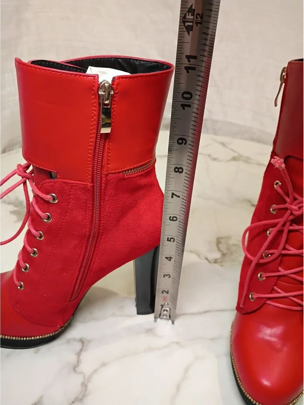 Atlalina High Heel Boots Size 8 BD6533